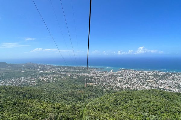 Enjoy incredible views from the heights with the Puerto Plata cable car.